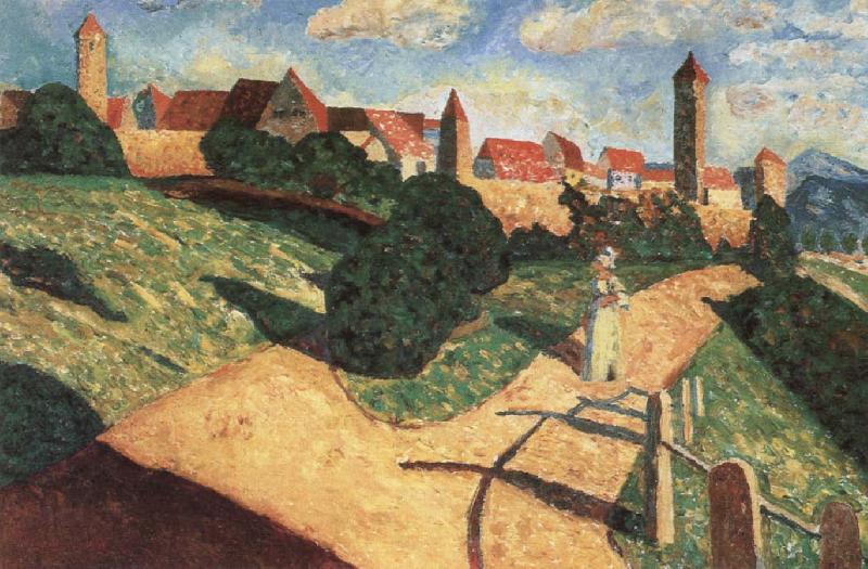 Wassily Kandinsky Town